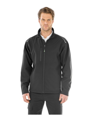 RES-R900M-Recycled 3-Layer Printable Softshell Jacket